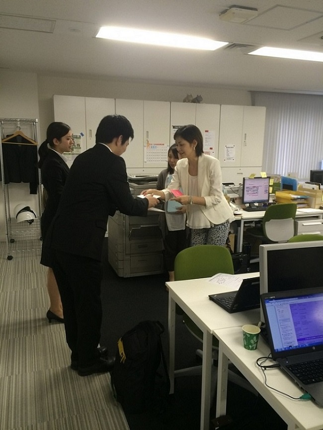 関西の学生がインターンにきました！