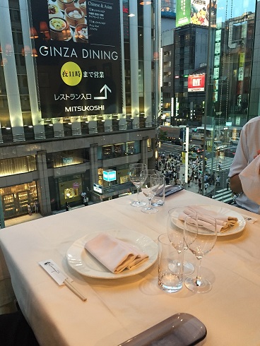 銀座でお食事