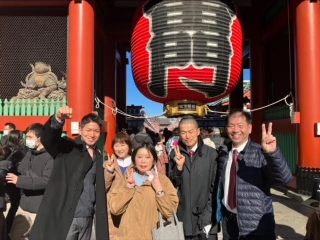 2023年の初詣は、浅草寺！
今年度も目標達成★頑張りましょう！