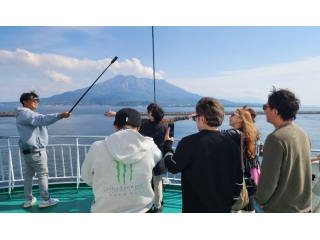 2023年は鹿児島へ社員旅行に行きました！お天気に恵まれ桜島もばっちりです！