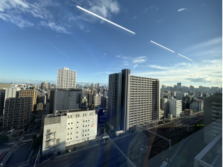 ★社内からの風景
13階にあるという事で、景色がとても綺麗です！