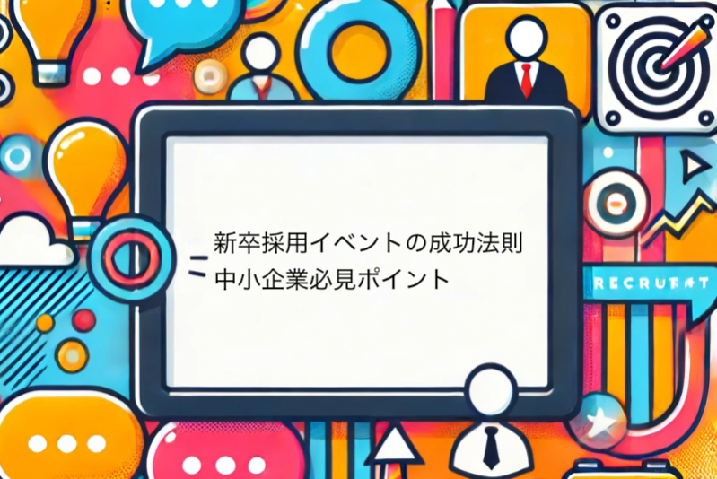 新卒採用イベントの成功法則：中小企業必見ポイント